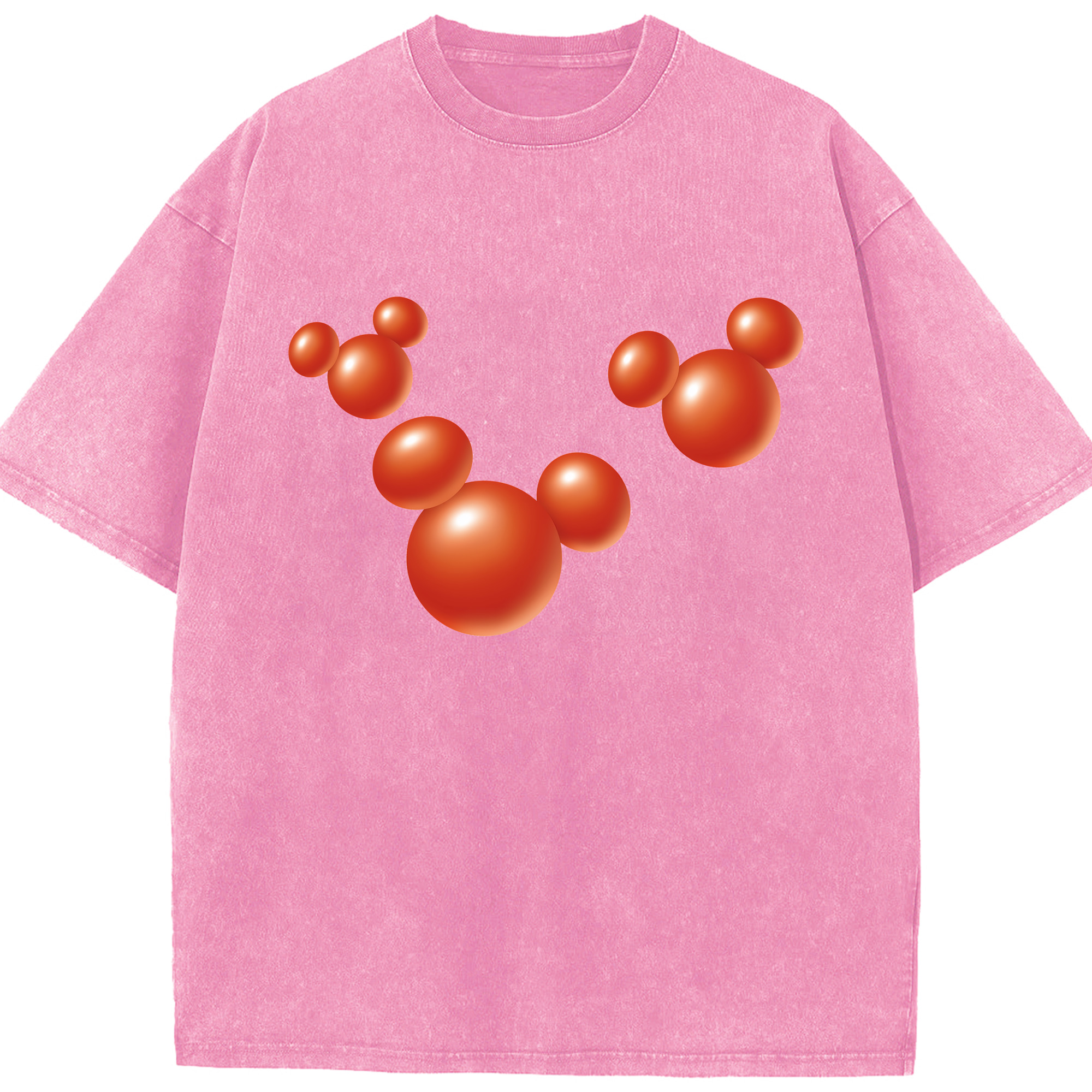 （画像用） ミッキーマウス Mickey Mouse 綿100% ヴィンテージ風 半袖Tシャツ（フロントプリント）